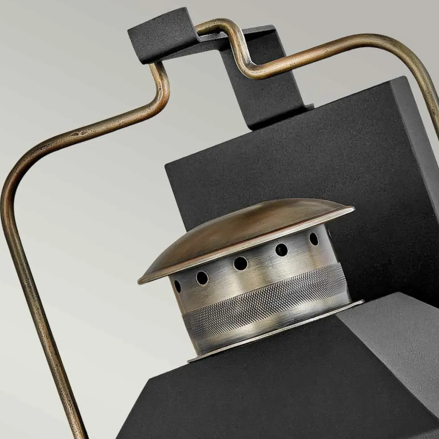 Sklep Kaja Zewnętrzna lampa naścienna, czerń HK-FITZGERALD2-L z serii FITZGERALD