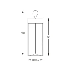 Sklep Kaja Zewnętrzna lampka typu latarenka ZM 1003 ESTERNO | Kaja Oświetlenie