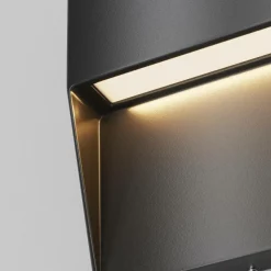 Sklep Kaja Zewnętrzna oprawa schodowa, czarny kolor O047SL-L3B3K z serii MANE