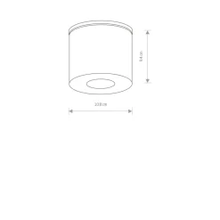 Sklep Kaja Zewnętrzny, plafon, trzonek GU10, IP44 9564 | Kaja Oświetlenie