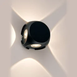 Sklep Kaja Zewnętrzny, kinkiet z czterema ledami 9115 | Kaja Oświetlenie