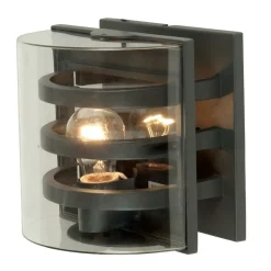 Sklep Kaja Zewnętrzny, grafitowy kinkiet FRIDA-M z serii FRIDA