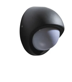 Sklep Kaja Zewnętrzny kinkiet okrągły czarny AZ4352 GAGARIN | Kaja Oświetlenie