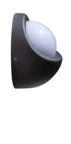 Sklep Kaja Zewnętrzny kinkiet okrągły czarny AZ4352 GAGARIN | Kaja Oświetlenie