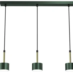 Clearance Zielona lampa ze złotymi elementami MLP7767 z serii ARENA | Kaja Oświetlenie Żyrandole Nowoczesne