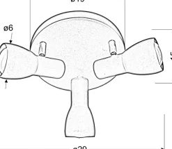 Sklep Kaja Zielona, okrągła lampa sufitowa 98-50601 PICARDO | Kaja Oświetlenie