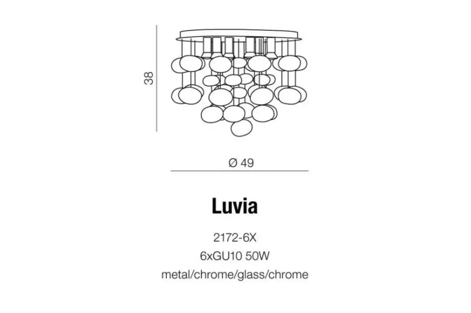 Best Sale Złota elegancka lampa sufitowa do sypialni AZ3072 LUVIA | Kaja Żyrandole Nowoczesne