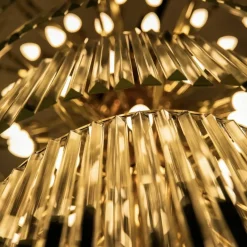 Cheap Złota, kryształowa lampa w stylu pałacowym ZM 18006-69 LUXE | Kaja Żyrandole Nowoczesne