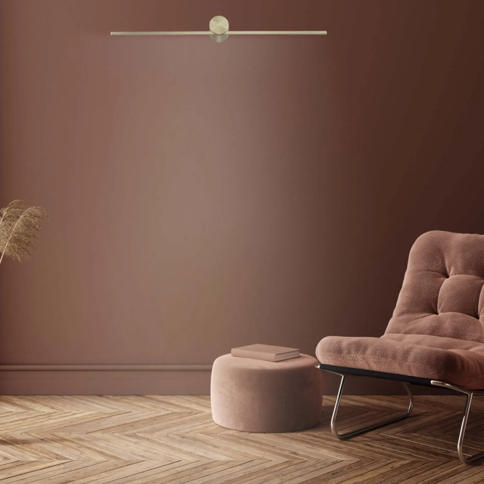 Sklep Kaja Złota lampa ścienna nad lustro LP-777/1W L GD z serii MODERN SLIM