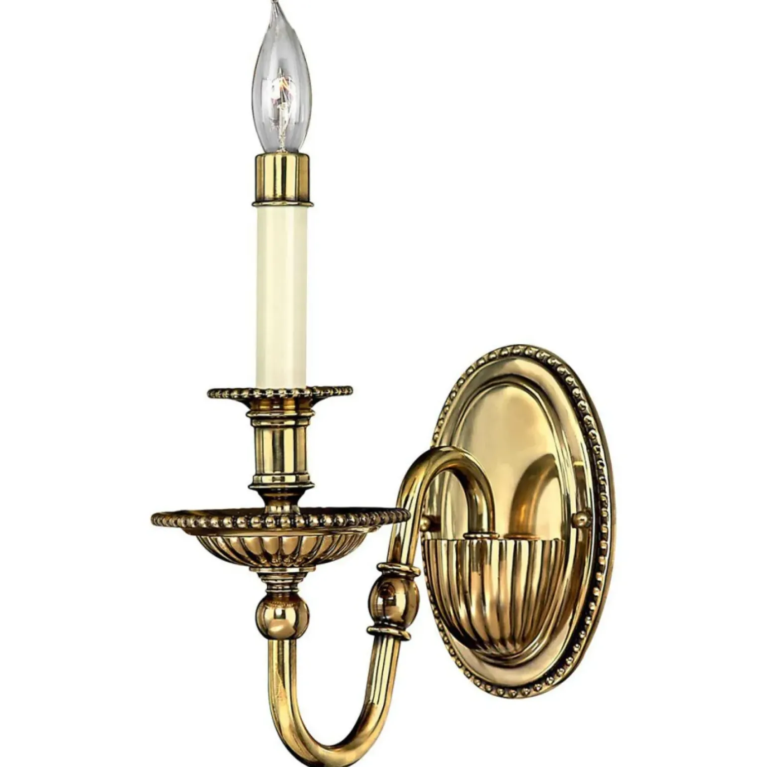 Sklep Kaja Złota lampa ścienna, świecznik HK-CAMBRIDGE1 z serii CAMBRIDGE