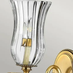 Sklep Kaja Złota lampa ścienna, świecznik HK-CAMBRIDGE1 z serii CAMBRIDGE