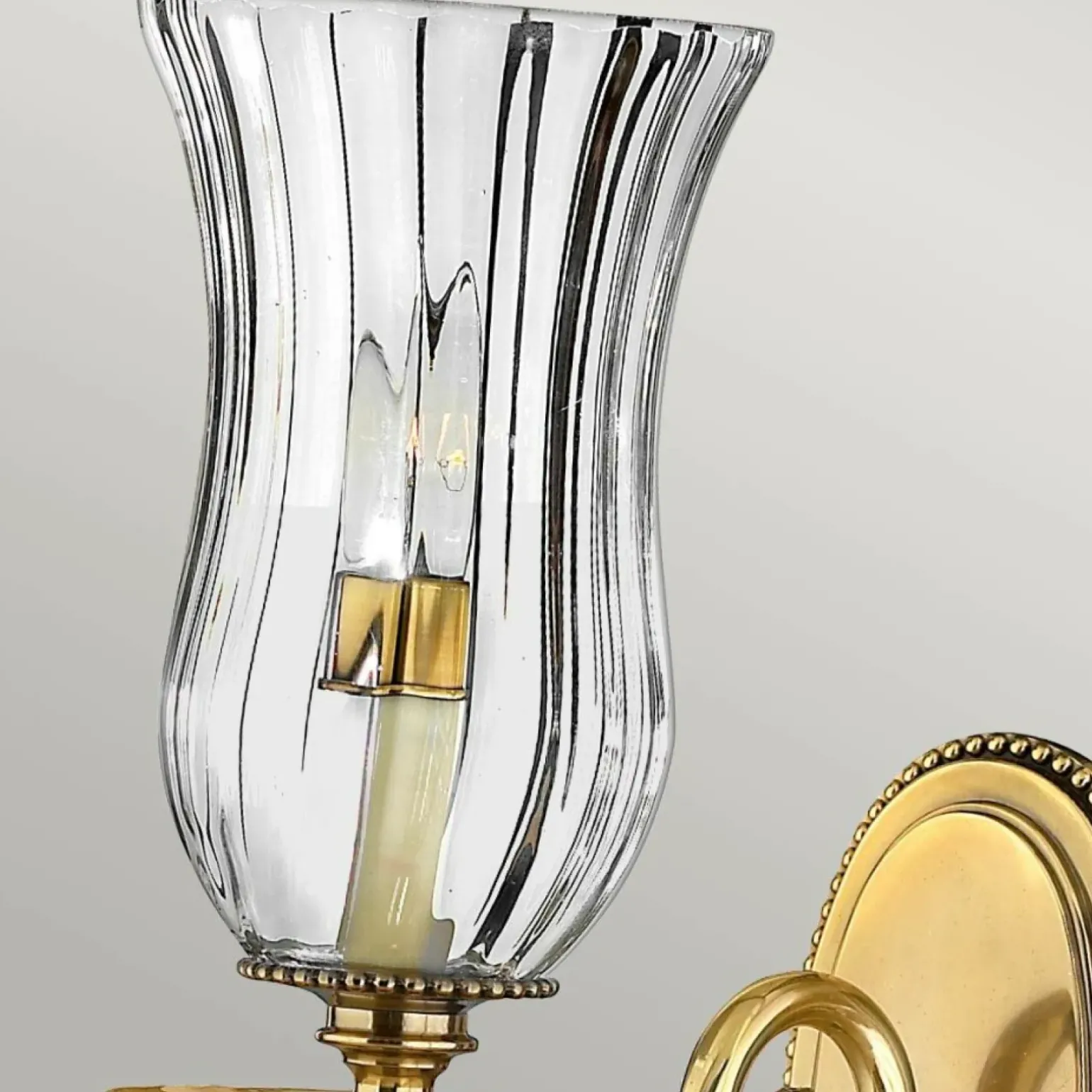 Sklep Kaja Złota lampa ścienna, świecznik HK-CAMBRIDGE1 z serii CAMBRIDGE