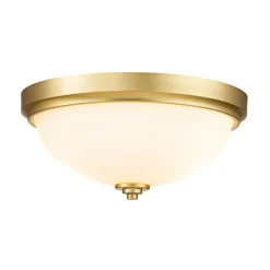 Sklep Kaja Złota lampa, półkolisty plafon FE-MALIBU-F-BATH-BB z serii MALIBU
