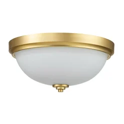 Sklep Kaja Złota lampa, półkolisty plafon FE-MALIBU-F-BATH-BB z serii MALIBU