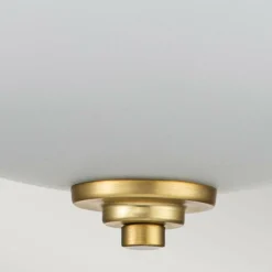 Sklep Kaja Złota lampa, półkolisty plafon FE-MALIBU-F-BATH-BB z serii MALIBU