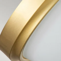 Sklep Kaja Złota lampa, półkolisty plafon FE-MALIBU-F-BATH-BB z serii MALIBU