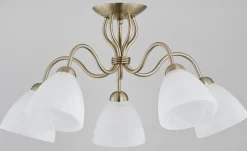 Sklep Kaja Złota lampa sufitowa do eleganckiego salonu AL 19175 | Kaja