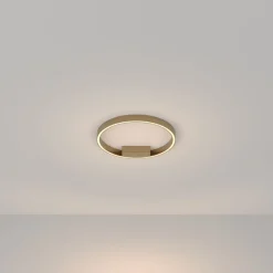 Sklep Kaja Złota lampa sufitowa, LED 25W MOD058CL-L25BS3K z serii RIM | Kaja