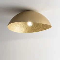 Cheap Złota lampa sufitowa, nowoczesny plafon SIG 40589 z serii SOLARIS Żyrandole Nowoczesne