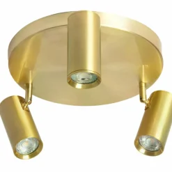 Cheap Złota lampa sufitowa z reflektorami ABR-LPC-Z-3XGU10 ESTETICA | Kaja Żyrandole Nowoczesne