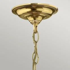 Sklep Kaja Złota lampa wisząca, efektowna HK-GENTRY-P-S-PB z serii GENTRY