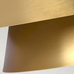 Fashion Złota lampa wisząca, na 1 żarówkę FE-BRISBIN-BB z serii BRISBIN Żyrandole Nowoczesne