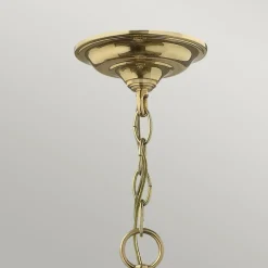 Sklep Kaja Złota lampa wisząca, szklany klosz HK-GENTRY-P-L-PB z serii GENTRY