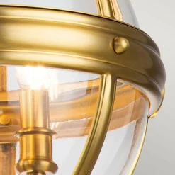 Sklep Kaja Złota lampa wisząca w kształcie kuli FE-ADAMS-3P-BB z serii ADAMS