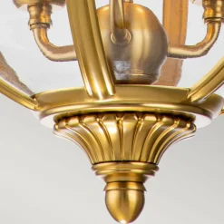 Sklep Kaja Złota lampa wisząca w kształcie kuli FE-ADAMS-3P-BB z serii ADAMS