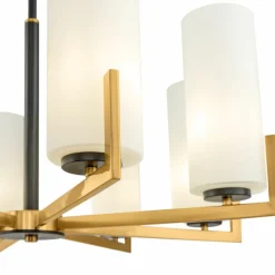 Shop Złota lampa z kloszami MOD089PL-08BS FORTANO | Kaja Oświetlenie Żyrandole Nowoczesne