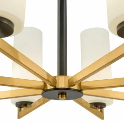 Shop Złota lampa z kloszami MOD089PL-08BS FORTANO | Kaja Oświetlenie Żyrandole Nowoczesne