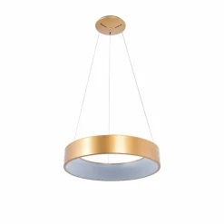 Cheap Złota, ledowa lampa wisząca - obręcz ABR-AZZAR-DG-CCT ROYAL | Kaja Żyrandole Nowoczesne