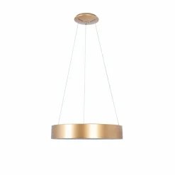 Cheap Złota, ledowa lampa wisząca - obręcz ABR-AZZAR-DG-CCT ROYAL | Kaja Żyrandole Nowoczesne