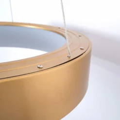 Cheap Złota, ledowa lampa wisząca - obręcz ABR-AZZAR-DG-CCT ROYAL | Kaja Żyrandole Nowoczesne