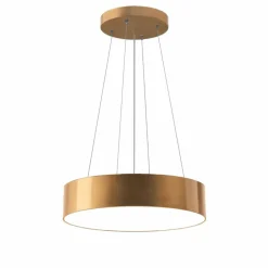 Best Sale Złota, matowa lampa wisząca do sypialni ⌀40cm ANT 5092 SENGO | Kaja Żyrandole Nowoczesne