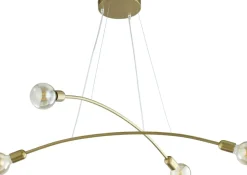 Cheap Złota, minimalistyczna lampa wisząca TK 2727 HELIX | Kaja Oświetlenie Żyrandole Nowoczesne