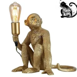 Sklep Kaja Złota, modernistyczna lampka nocna ABR-KARD4-G MONKEY | Kaja