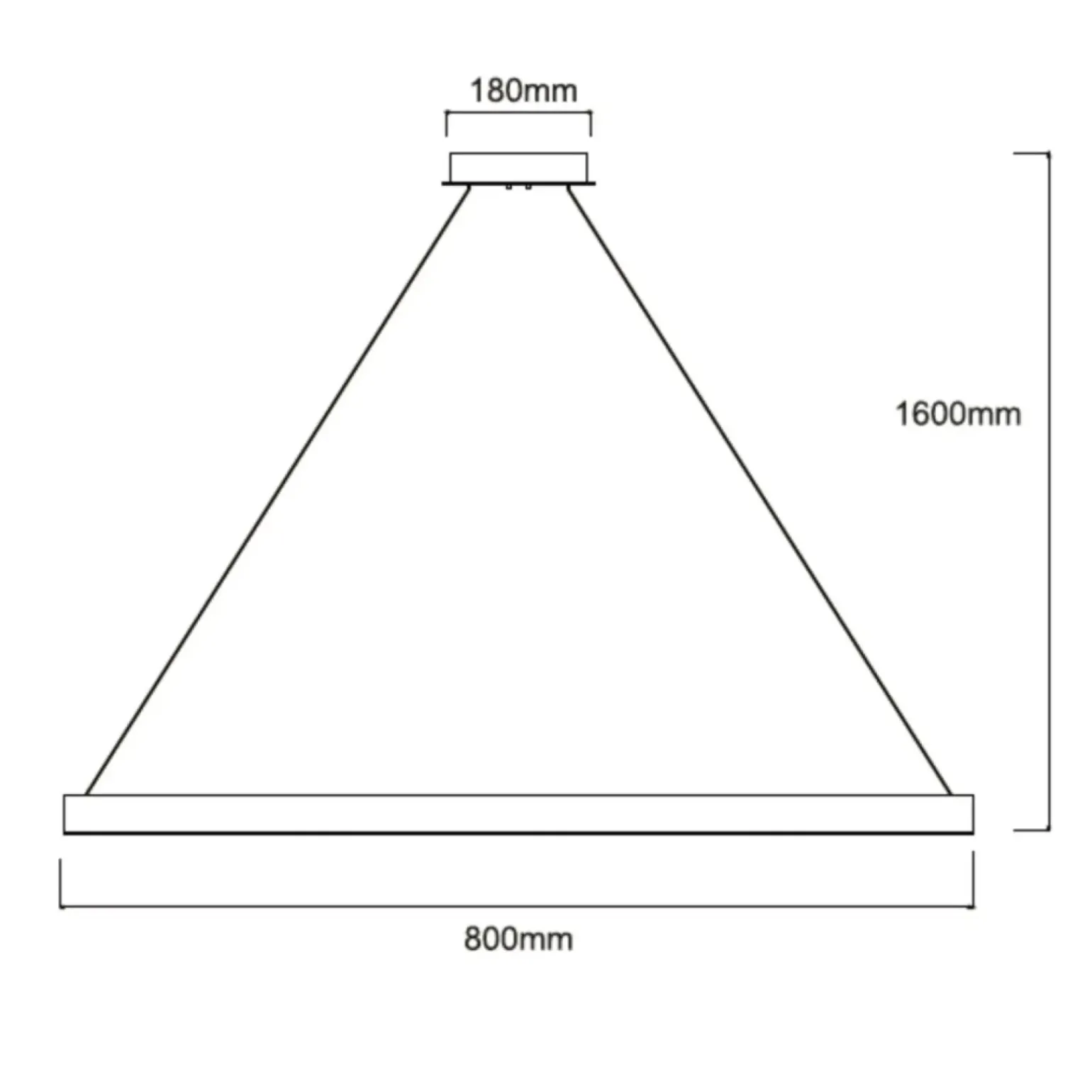 Best Złota obręcz LED wisząca do salonu LP-033/1P L GD SHINY z serii MIDWAY Żyrandole Nowoczesne