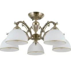 Sklep Kaja Złota, ozdobna lampa sufitowa PND-5122-5 FENEZA | Kaja Oświetlenie