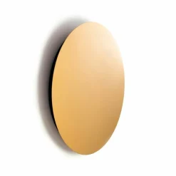 Sklep Kaja Złota tarcza ze światłem LED o ciepłej barwie ⌀35cm 10351 RING | Kaja