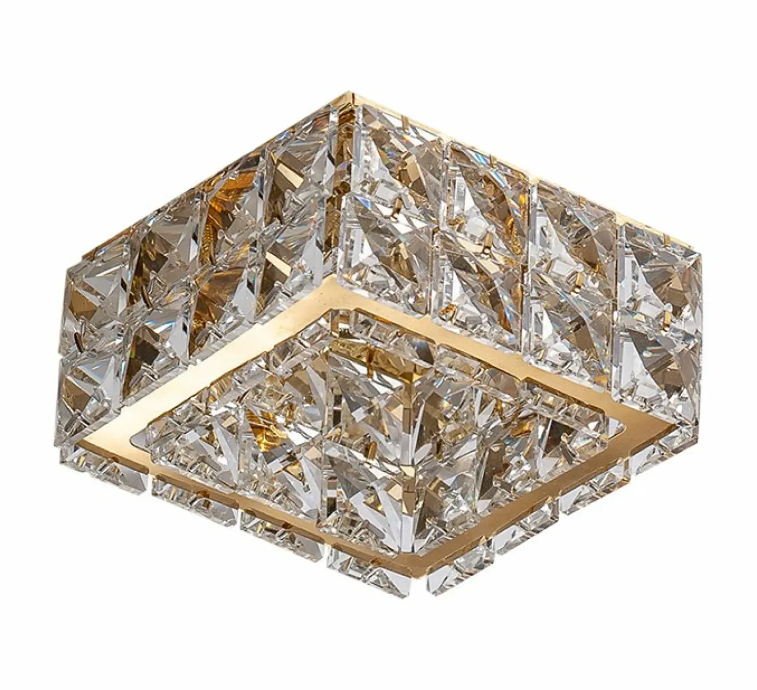 Sklep Kaja Złote oczko podtynkowe z kryształem AZ4415 ESTER | Kaja Oświetlenie