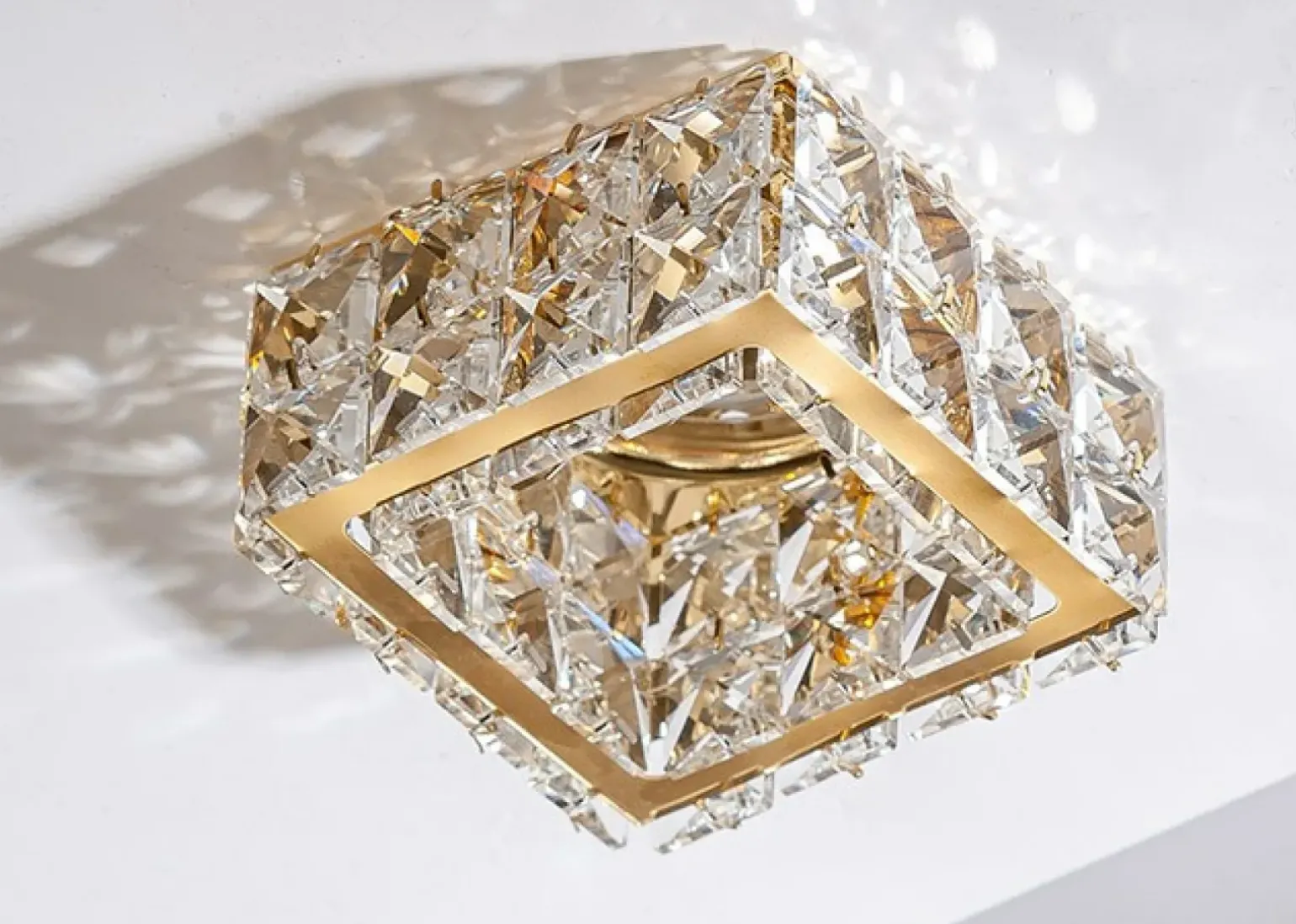 Sklep Kaja Złote oczko podtynkowe z kryształem AZ4415 ESTER | Kaja Oświetlenie