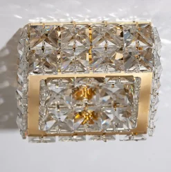 Sklep Kaja Złote oczko podtynkowe z kryształem AZ4415 ESTER | Kaja Oświetlenie