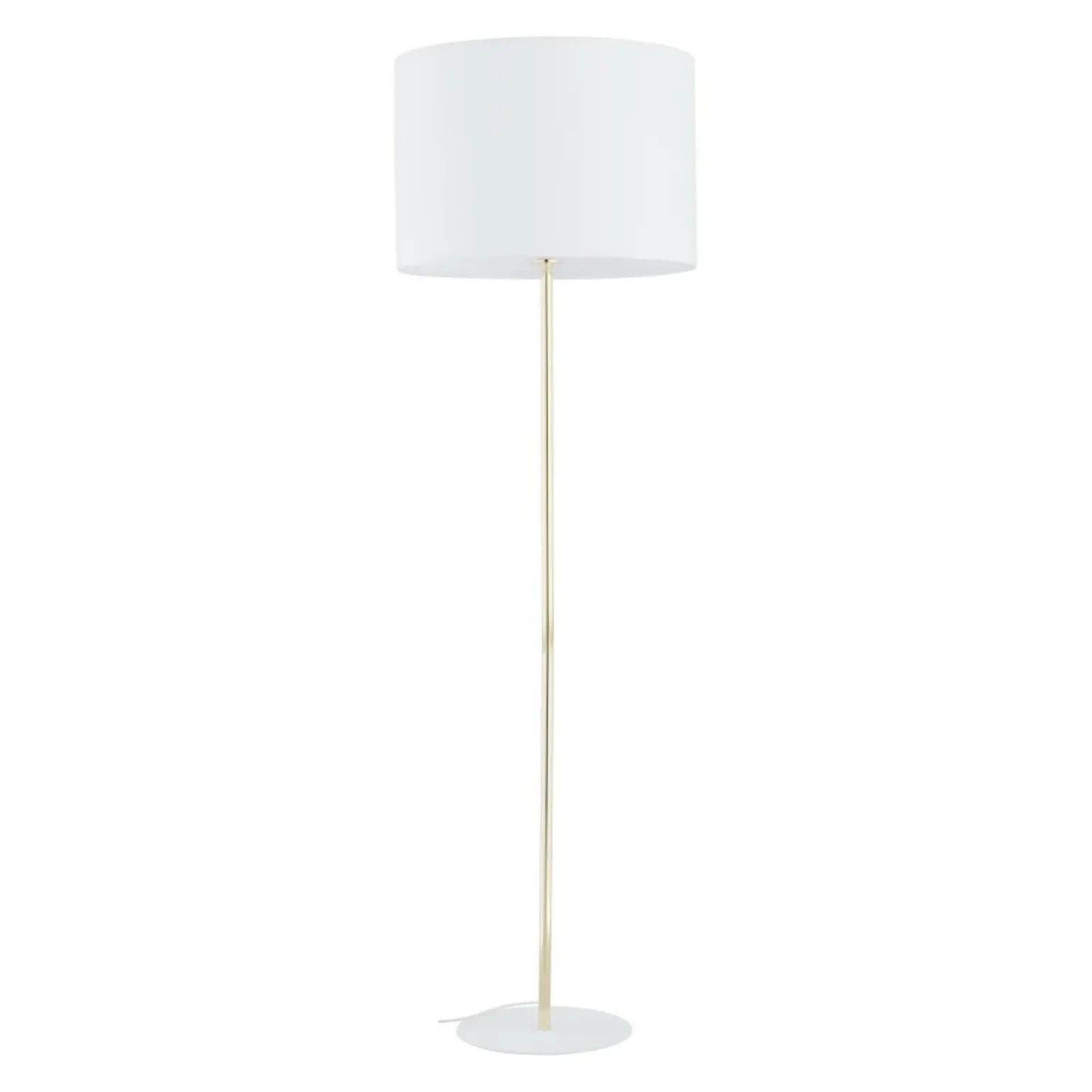 Sklep Kaja Złoto-biała lampa stojąca glamour TK 16033 UMBERTO WHITE GOLD | Kaja