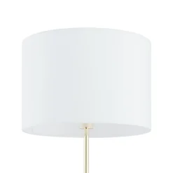 Sklep Kaja Złoto-biała lampa stojąca glamour TK 16033 UMBERTO WHITE GOLD | Kaja