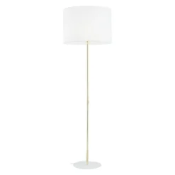 Sklep Kaja Złoto-biała lampa stojąca glamour TK 16033 UMBERTO WHITE GOLD | Kaja