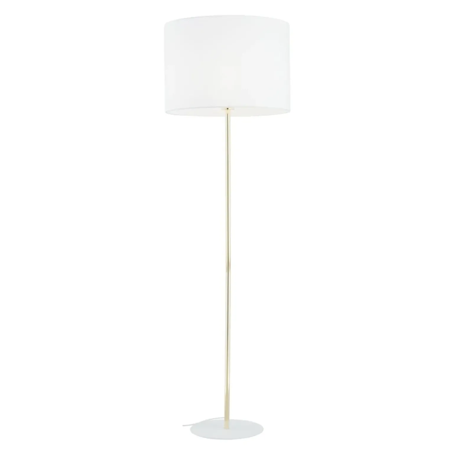 Sklep Kaja Złoto-biała lampa stojąca glamour TK 16033 UMBERTO WHITE GOLD | Kaja
