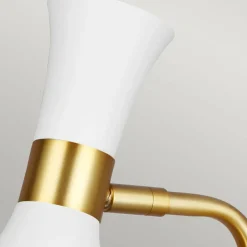 Sklep Kaja Złoto-biała lampa stołowa, nocna FE-JOAN-TL-MW z serii JOAN