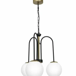 Cheap Złoto-czarna lampa wisząca z kloszami LX 3199 z serii CAMBRIDGE | Kaja Żyrandole Nowoczesne