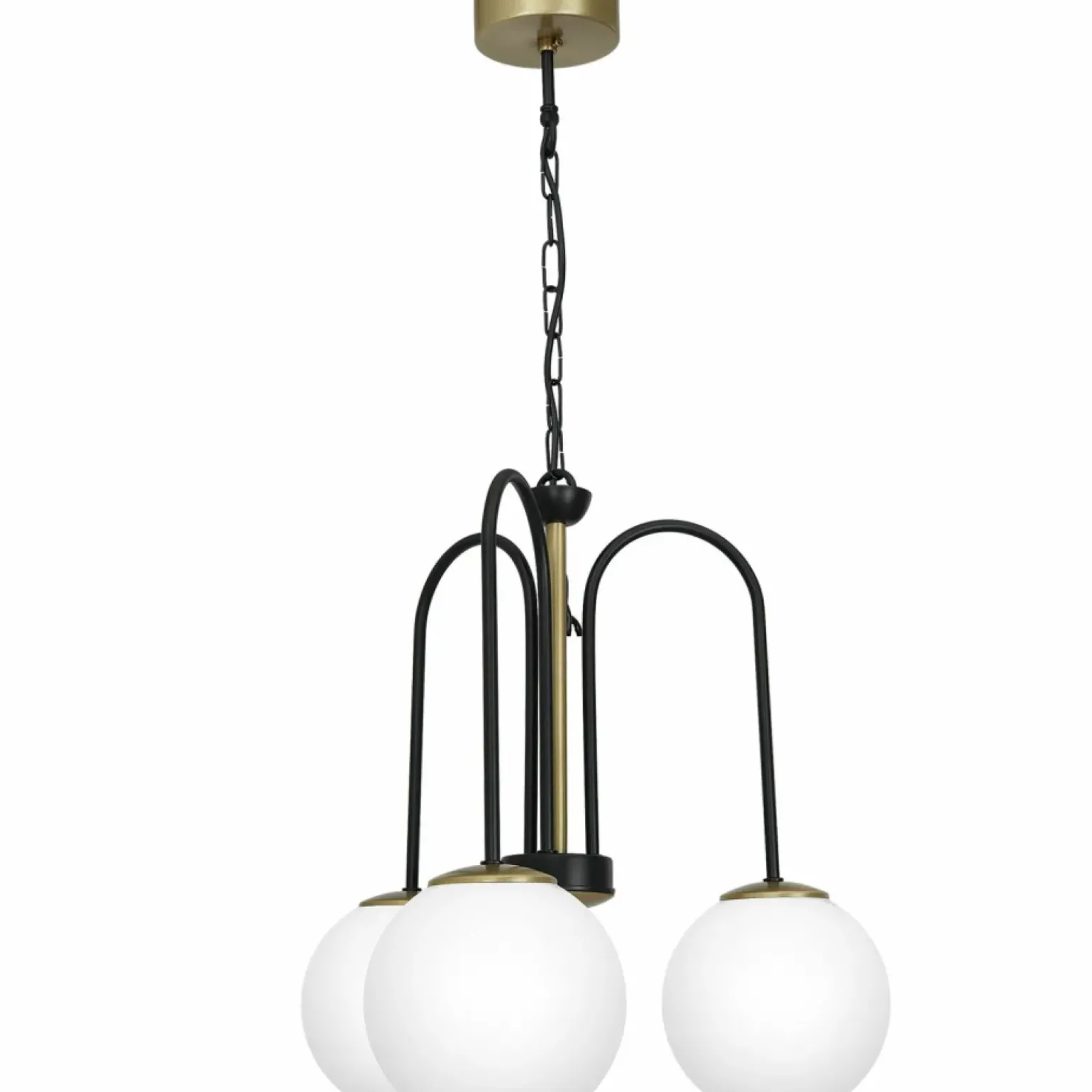 Cheap Złoto-czarna lampa wisząca z kloszami LX 3199 z serii CAMBRIDGE | Kaja Żyrandole Nowoczesne